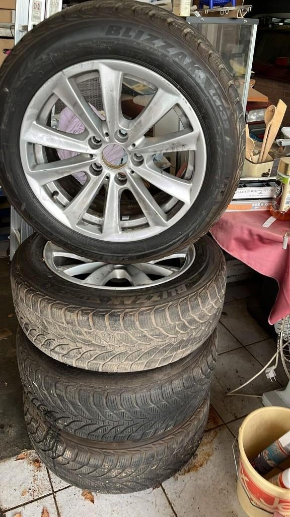 Winterbanden op velg, Auto-onderdelen, Ophalen, Gebruikt, Banden en Velgen, Winterbanden