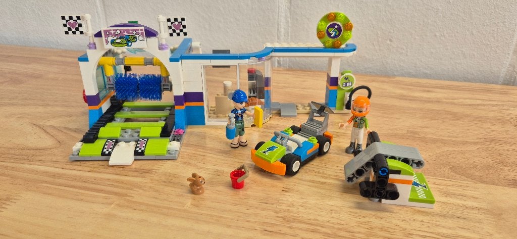LEGO Friends 41350 Carwash – Volledig set met doos, Lego, Inclusief accessoires, Friends, Ophalen of Verzenden