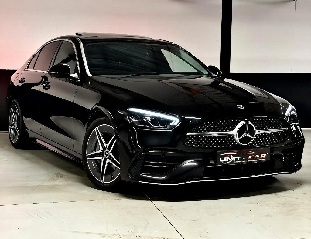 *MERCEDES C220d AMG LINE*NIEUWSTAAT*75.000KM*MET GARANTIE*✅, Auto's, Mercedes-Benz, Automaat, Achterwielaandrijving, 4 cilinders
