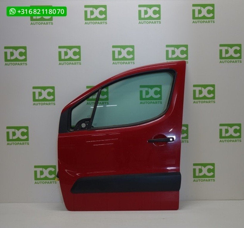 Citroen Berlingo combi Deur linksvoor rood, Utilisé, Porte, Avant, Citroen