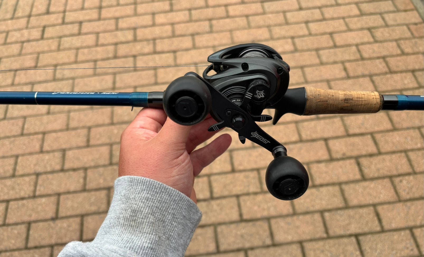 Abu garcia beast reel  200-serie, Enlèvement, Comme neuf, Moulinet