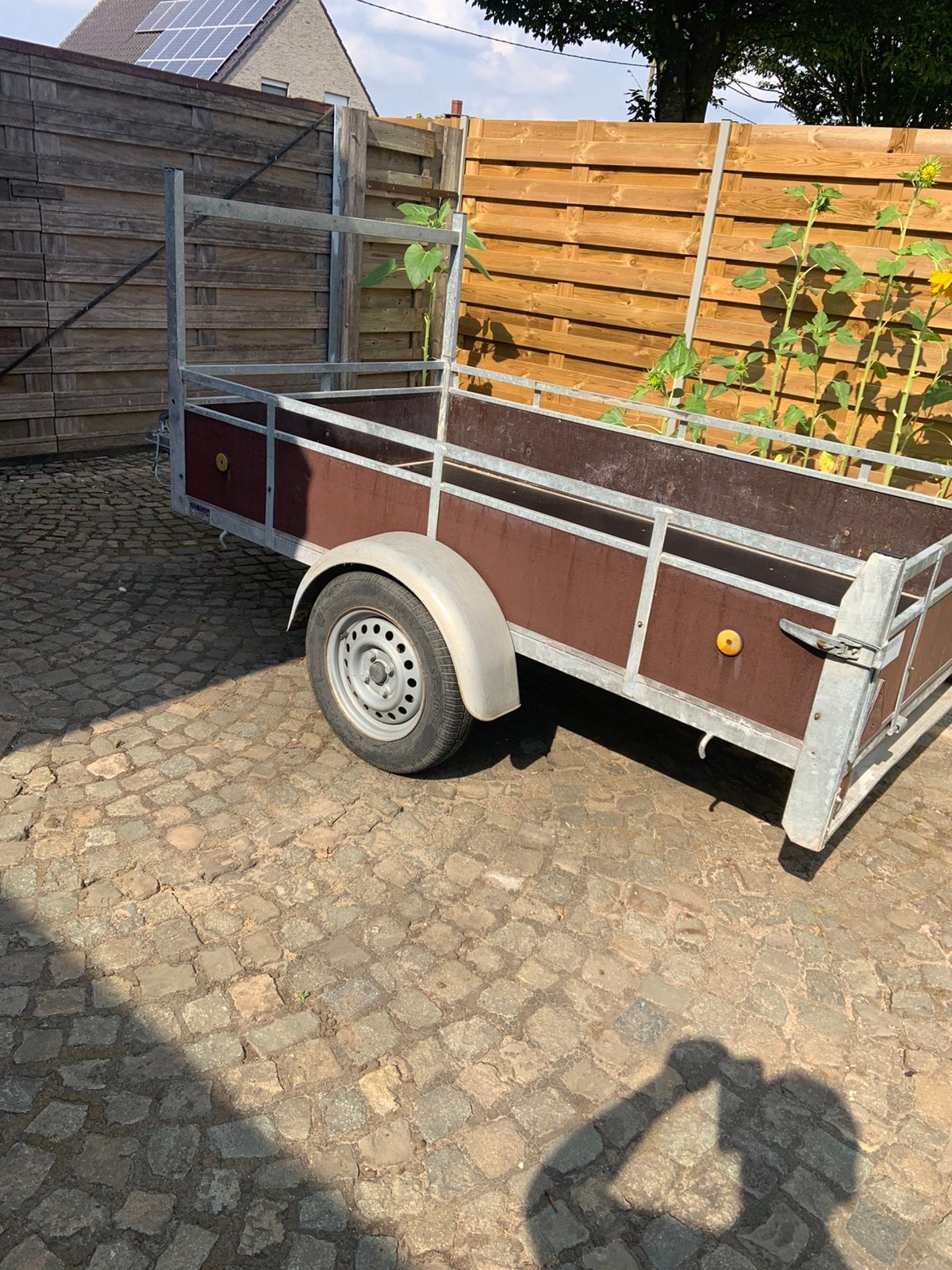 Ongeremd aanhangwagen 750kg, Ophalen, Zo goed als nieuw