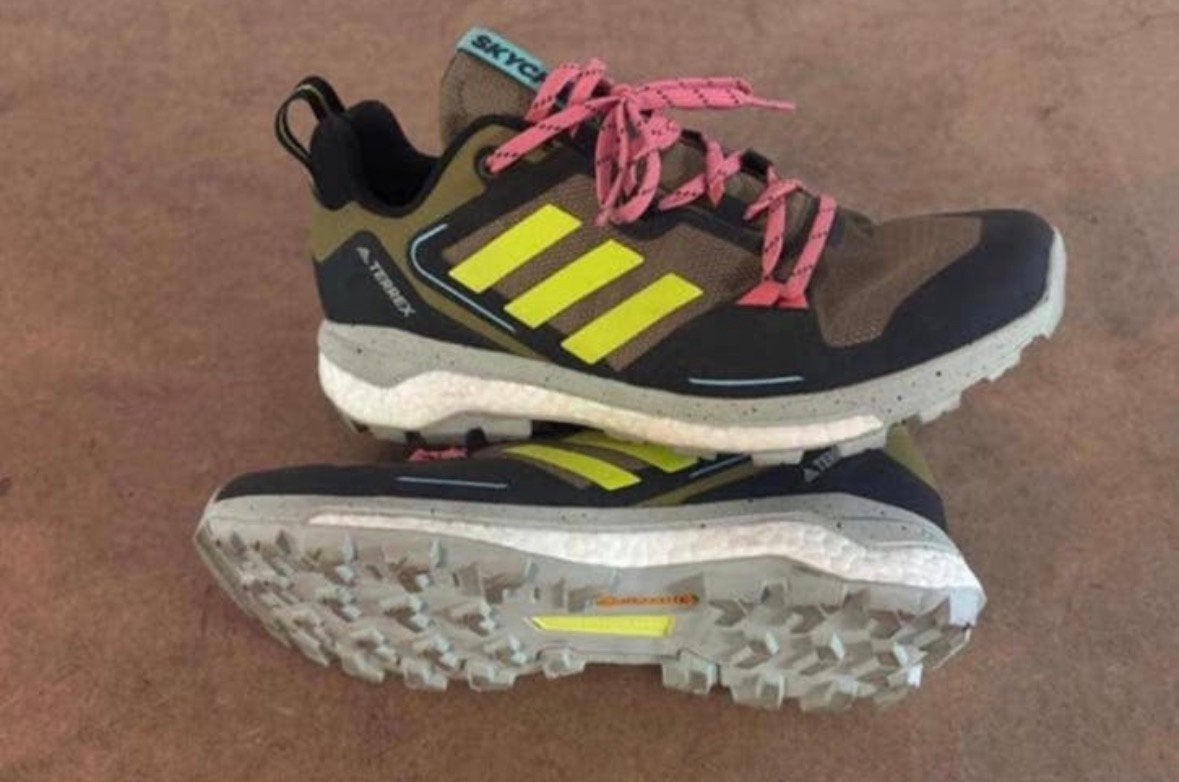 Adidas Skychaser Terrex GTX Continental hiking shoes size 42, Chaussures de marche, Comme neuf, Brun, Enlèvement