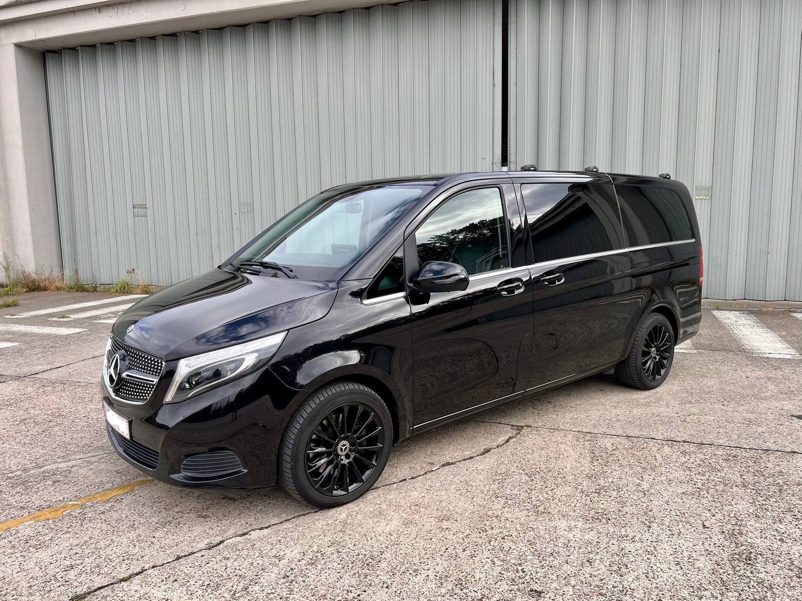 Mercedes V250d, Auto's, Mercedes-Benz, Automaat, Zwart, Leder, 5 deurs