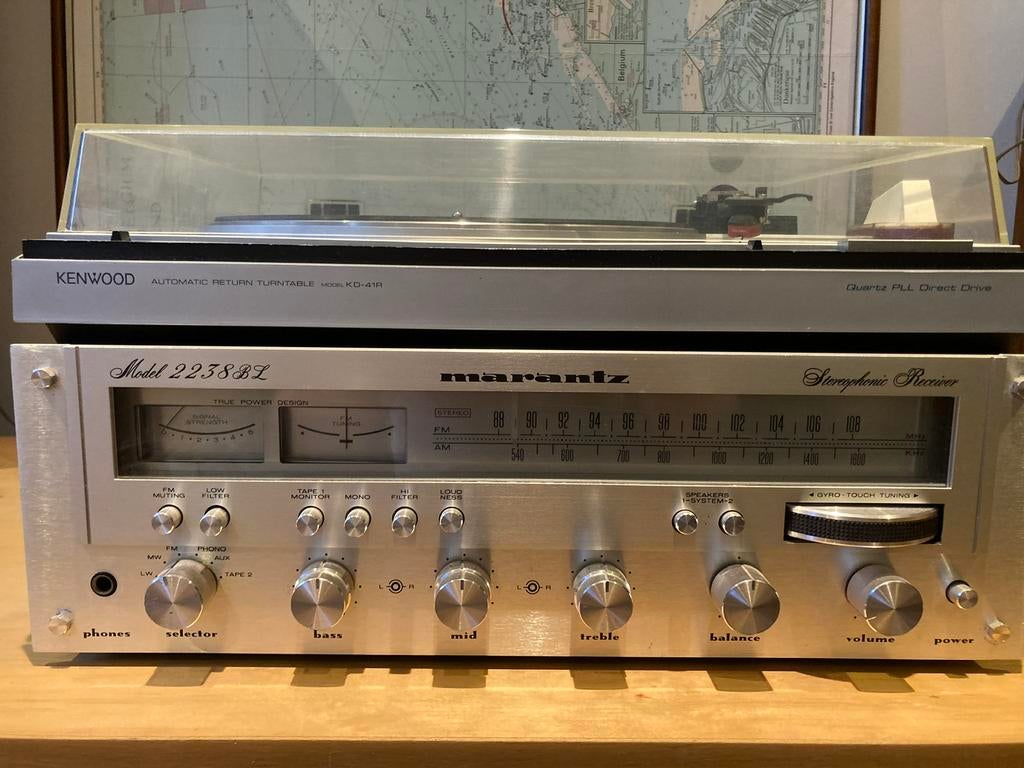 Marantz Model 2238BL & Kenwood KD-41R, Enlèvement ou Envoi, Comme neuf, Stéréo, Marantz