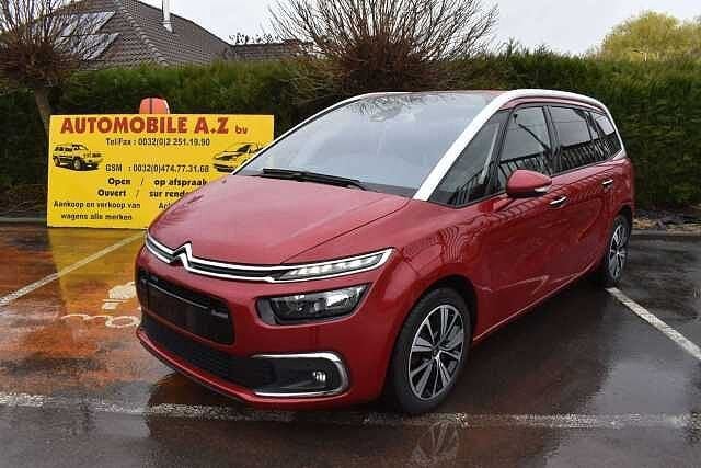Citroen Grand C4 Picasso 1.2i Shine Autom 7PL Leder/GPS, Autos, Citroën, Achat, Entreprise, 7 places, 128 ch