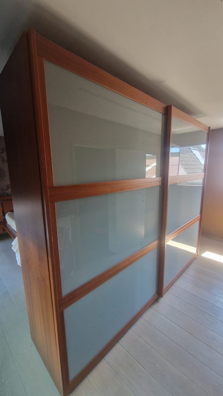 Super degelijke design kleerkast Poliform, Ophalen, Met deur(en), Zo goed als nieuw, Kersenhout
