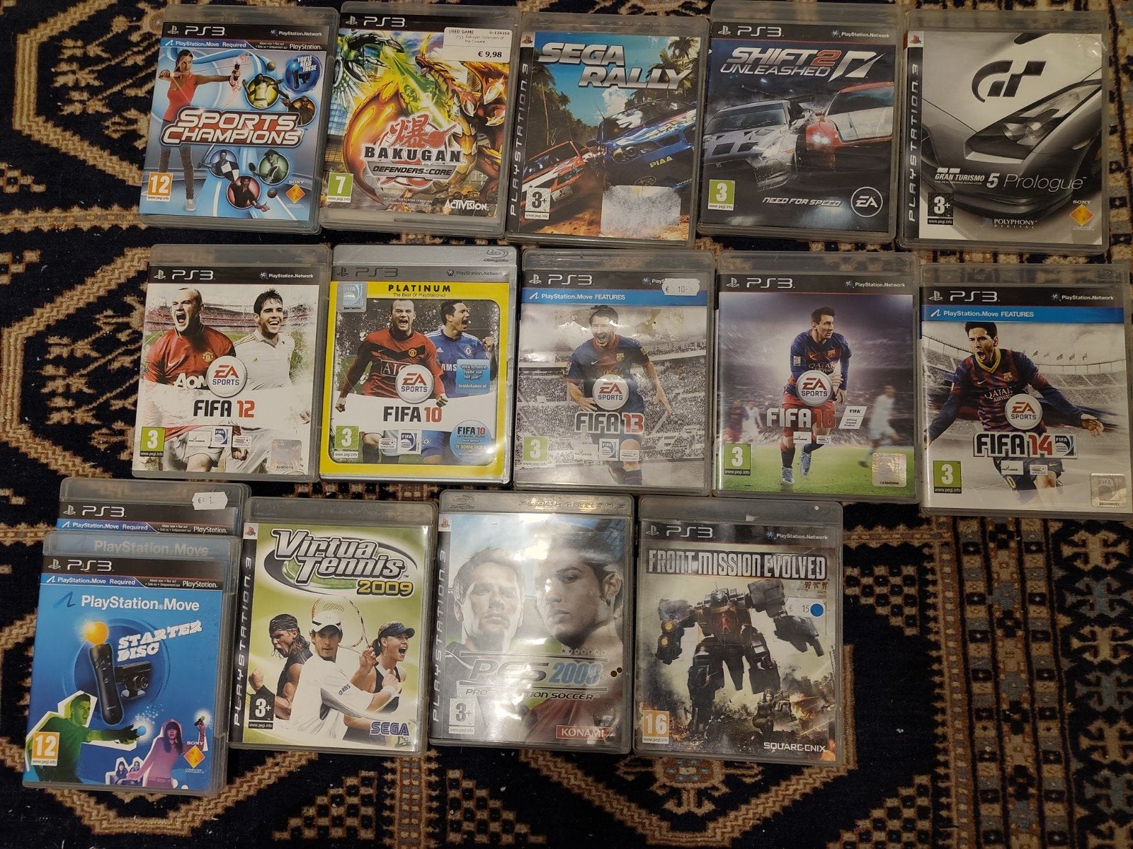 lot PlayStation 3 games, Ophalen