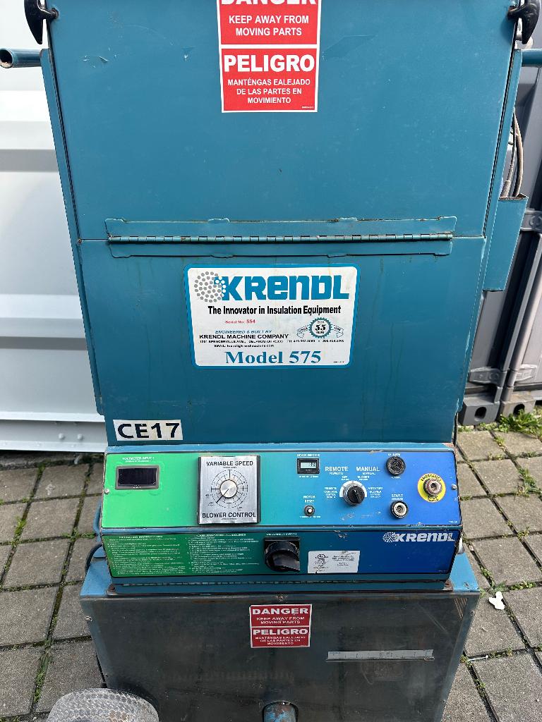 Souffleuse cardeuse  Krendl, Ophalen