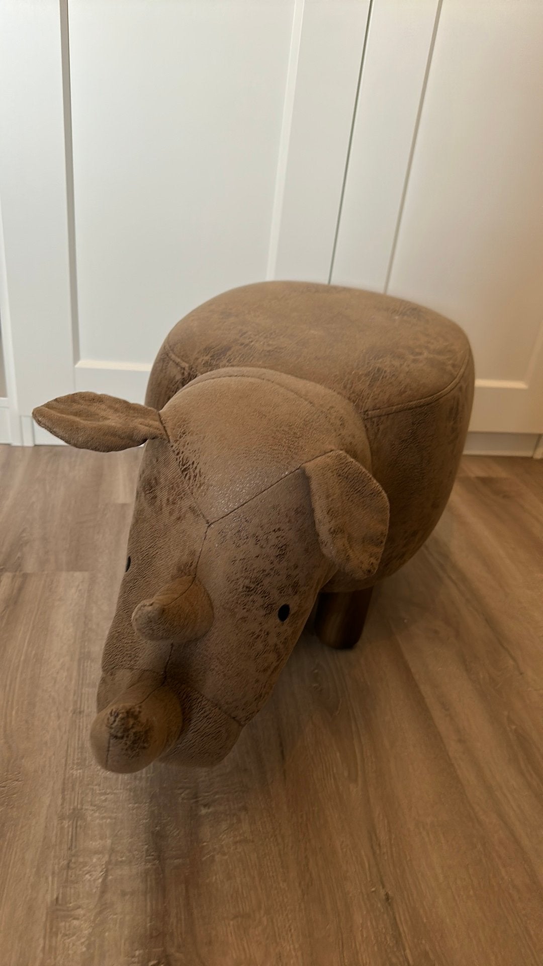 Neushoorn poef / kinderkruk – in perfecte staat, Ophalen, Zo goed als nieuw, Stof