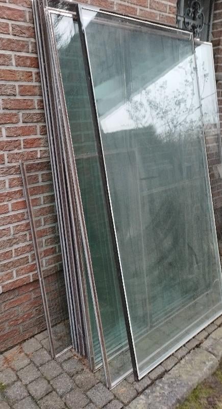 Dubbel glas verschillende maten, Ophalen