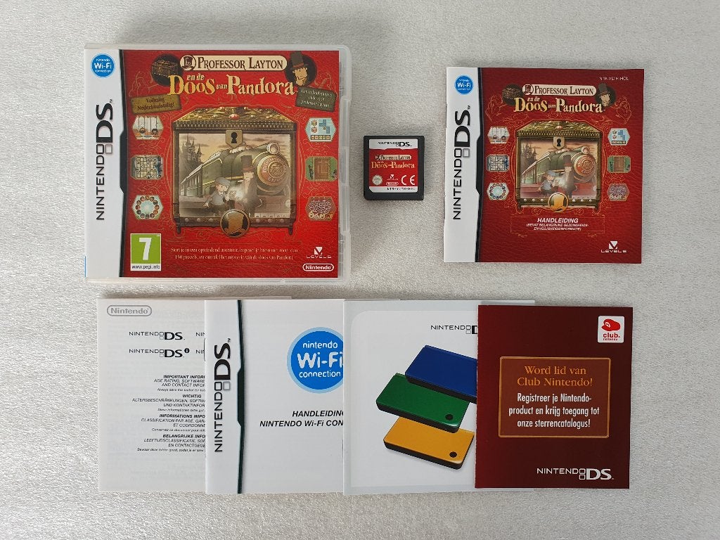 Nintendo DS: Professor Layton en de Doos van Pandora, Games en Spelcomputers, Ophalen of Verzenden, Gebruikt