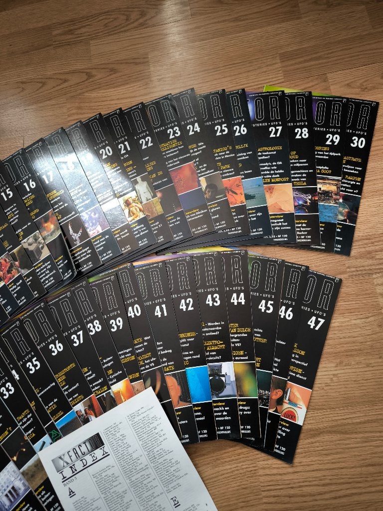 X-factor magazine deel 1 t.e.m.47 van de jaren 90', Boeken, Ophalen of Verzenden, Nieuw, Overige typen