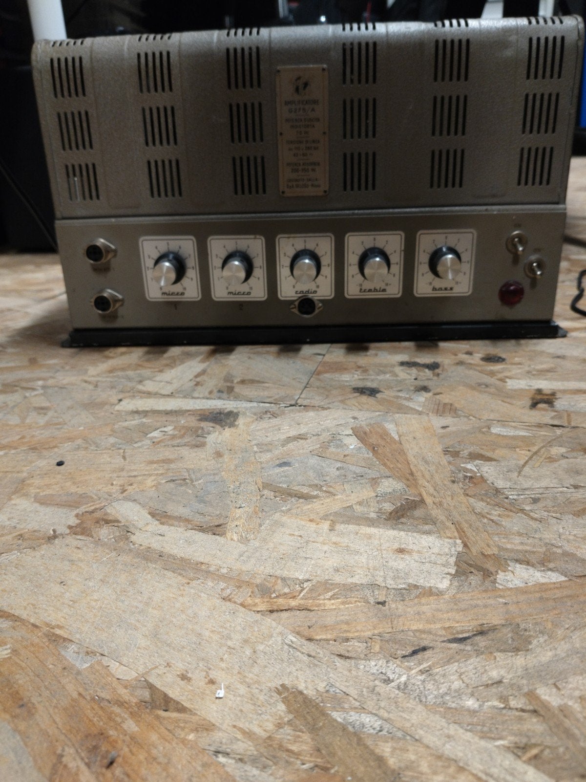 geloso 75 Watt lampen versterker uit 1949, Audio, Tv en Foto, Buizenversterker, Ophalen, Versterker