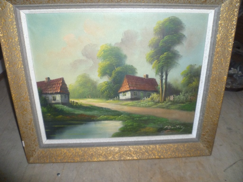 SCHILDERIJ OP DOEK, Antiek en Kunst, Ophalen