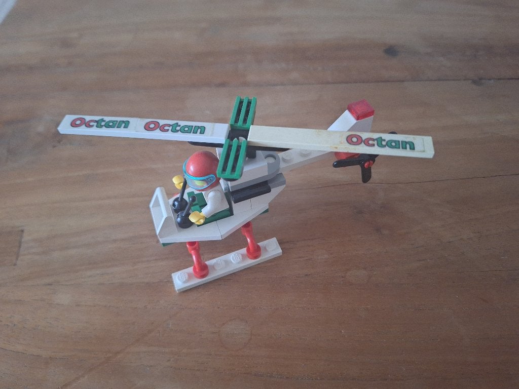 lego town octan helikoptertje 6515, Lego, Ophalen of Verzenden, Compleet, Complete set