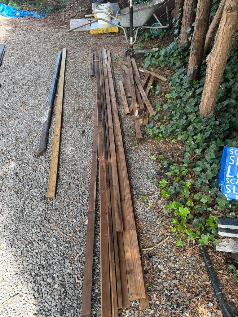 THERMOWOOD GRENEN LATTEN, Ophalen, Zo goed als nieuw