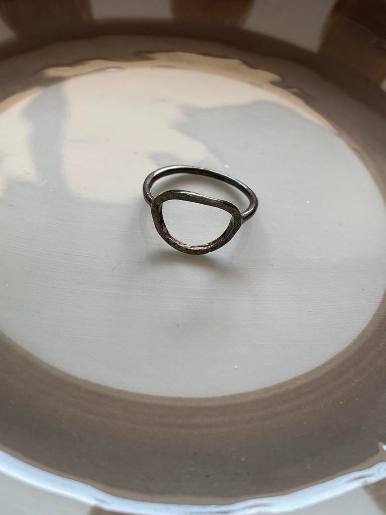 Bague argentée, Bijoux, Sacs & Beauté, Bagues, Enlèvement ou Envoi, Femme ou Homme, Plus petit que 17, Synthétique