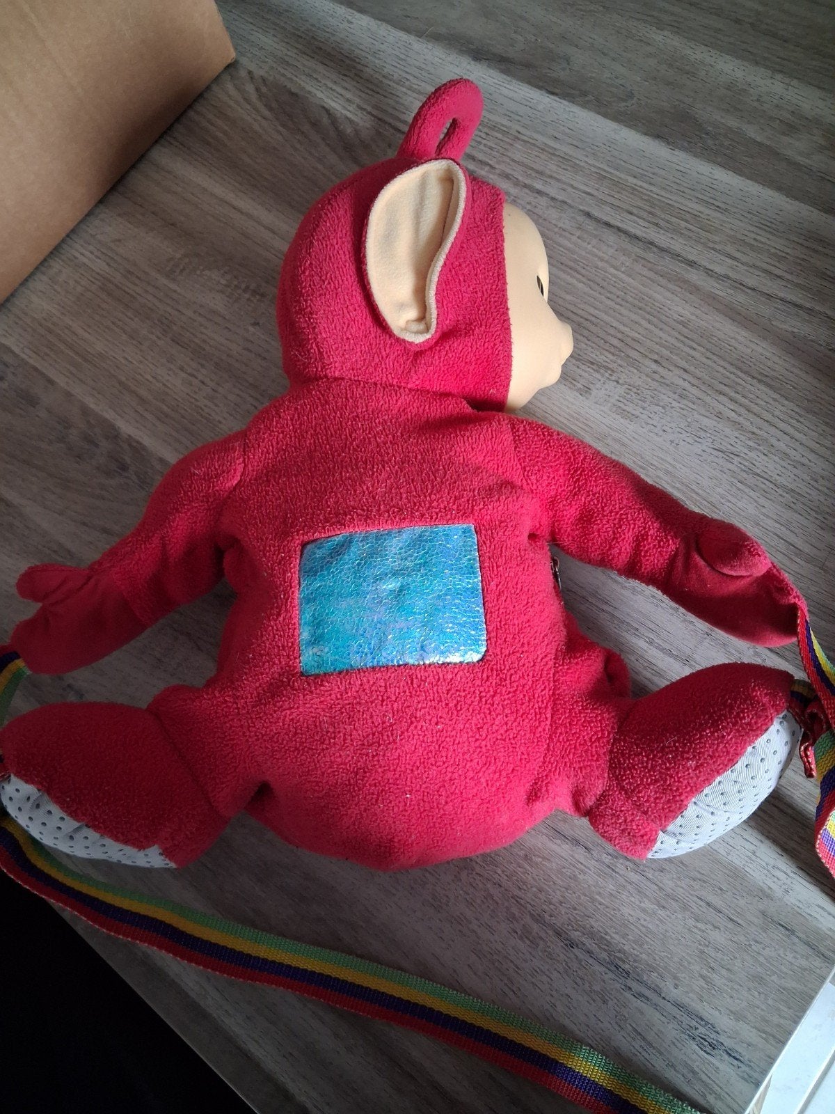 Vintage Teletubbie rugzak "Po"., Ophalen, Gebruikt