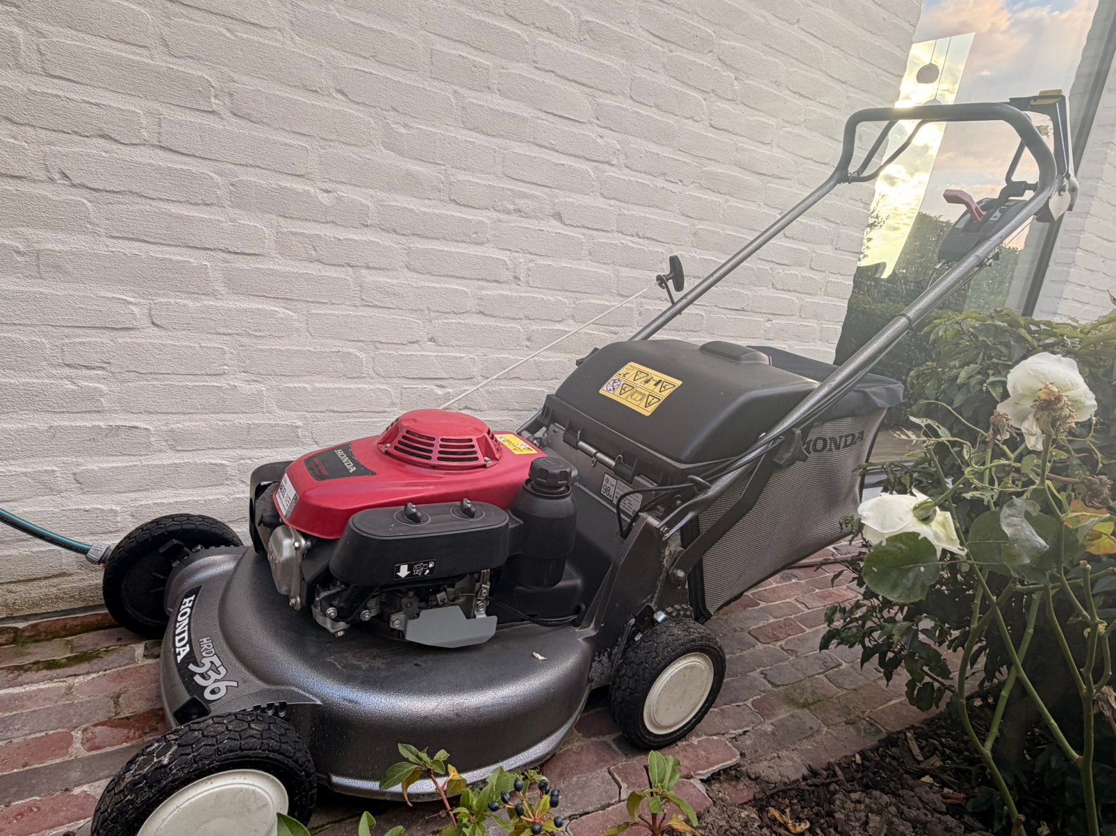 Honda grasmaaier, Tuin en Terras, Ophalen, Zo goed als nieuw