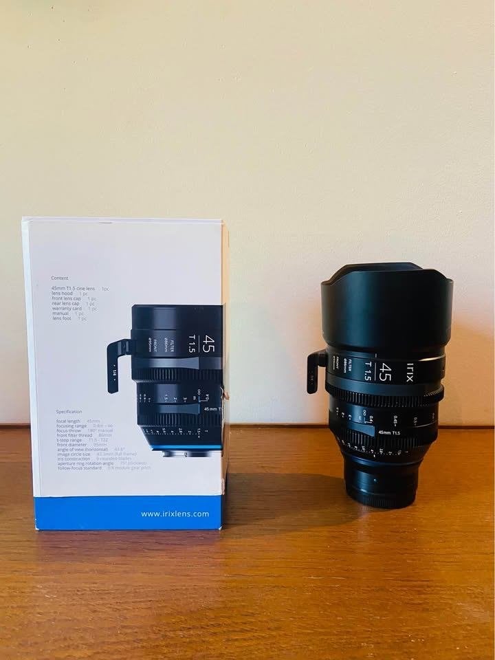 Irix Cine Lens 45mm T1.5 for Sony E, Audio, Tv en Foto, Foto | Lenzen en Objectieven, Sony E-mount, 45 mm, Sony, Ophalen of Verzenden