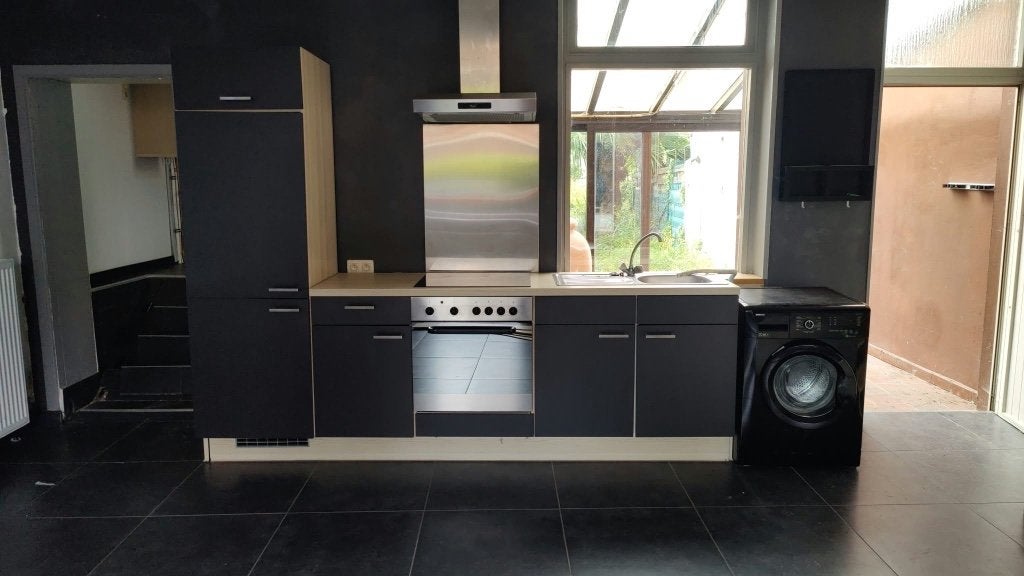 Complete keuken met toestellen van Ignis / Whirlpool/ Beko, Ophalen, Gebruikt, Overige materialen, Enkelwandige keuken