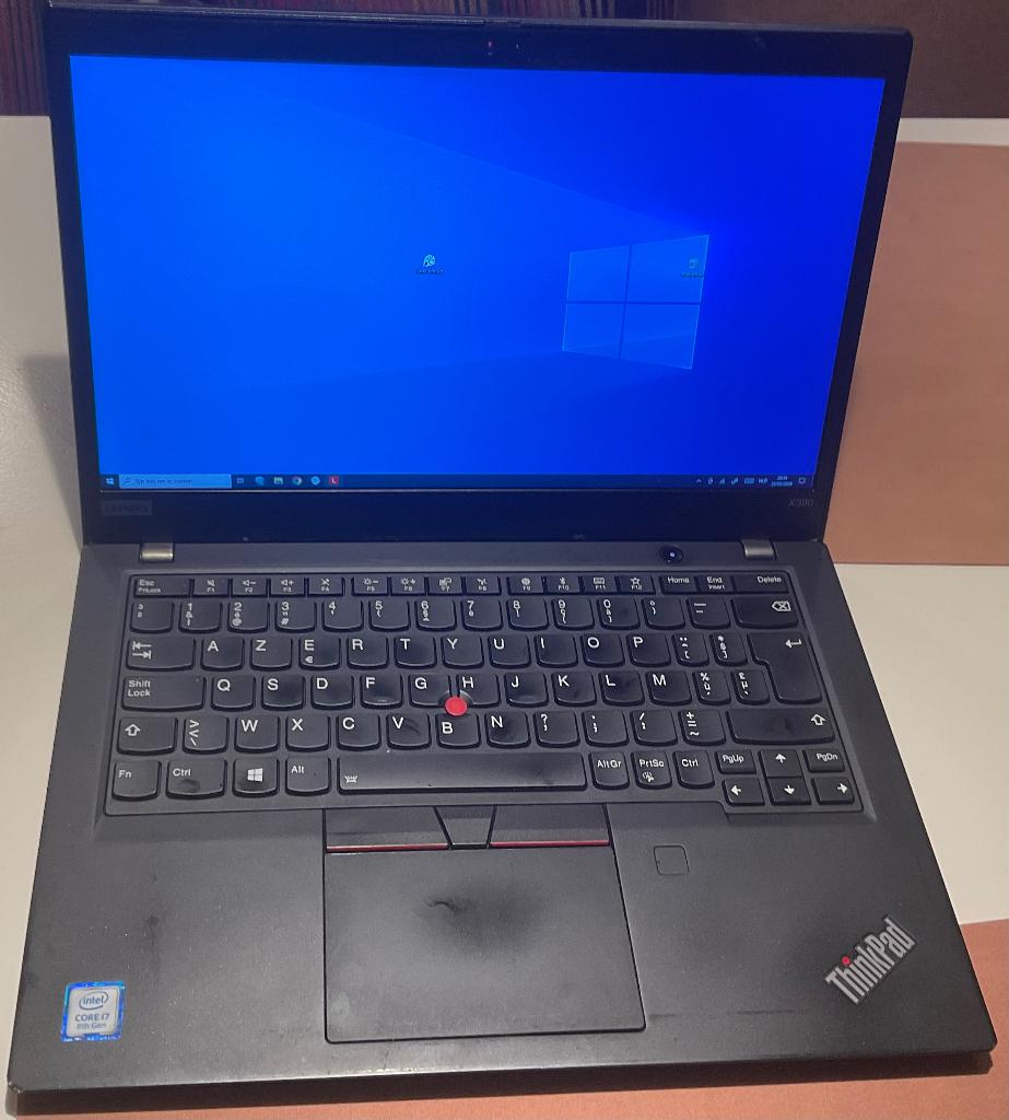 Laptop lenovo thinkpad x390 i7 8565-U cpu, Ophalen, 13 inch, Minder dan 2 Ghz, Met touchscreen