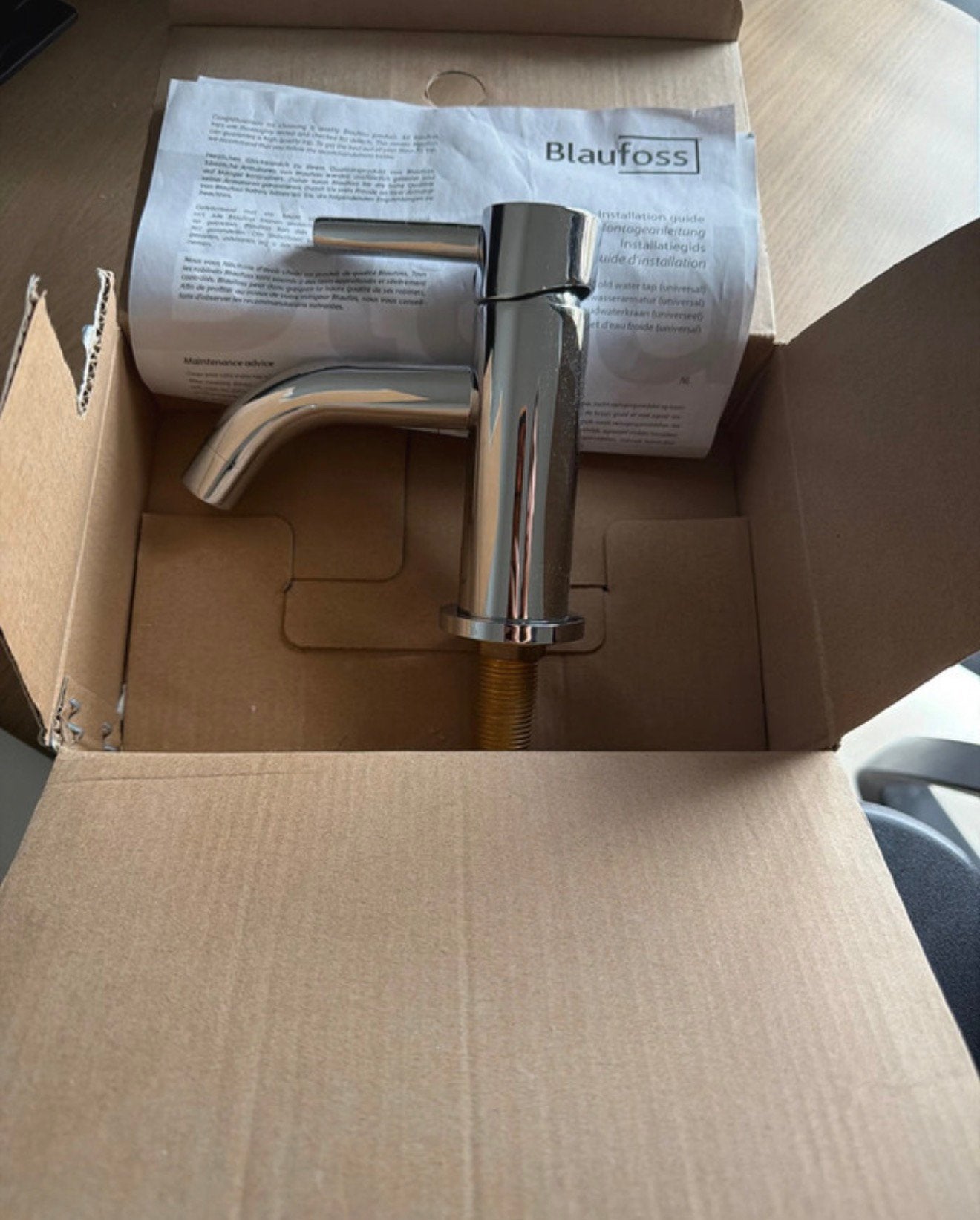 Nouveau robinet d'eau froide, Bricolage & Construction, Enlèvement ou Envoi, Neuf, Chrome