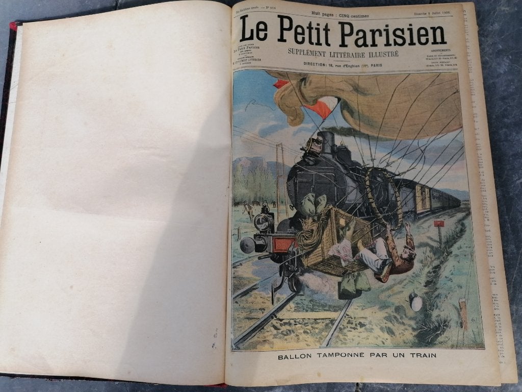 Revues d'époque LE PETIT JOURNAL 1903 LE PETIT PARISIEN 1905, Enlèvement, 20e siècle ou après, Comme neuf