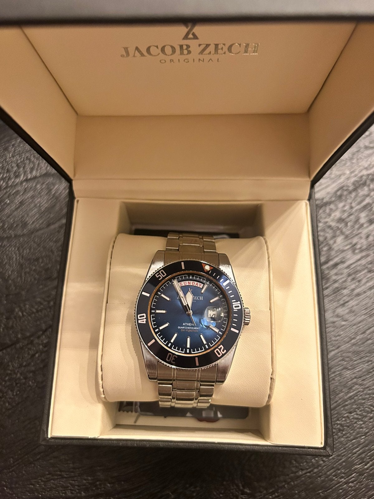 Jacob Zech Athena - nieuw, Handtassen en Accessoires, Horloges | Heren, Ophalen, Nieuw, Polshorloge, Overige merken