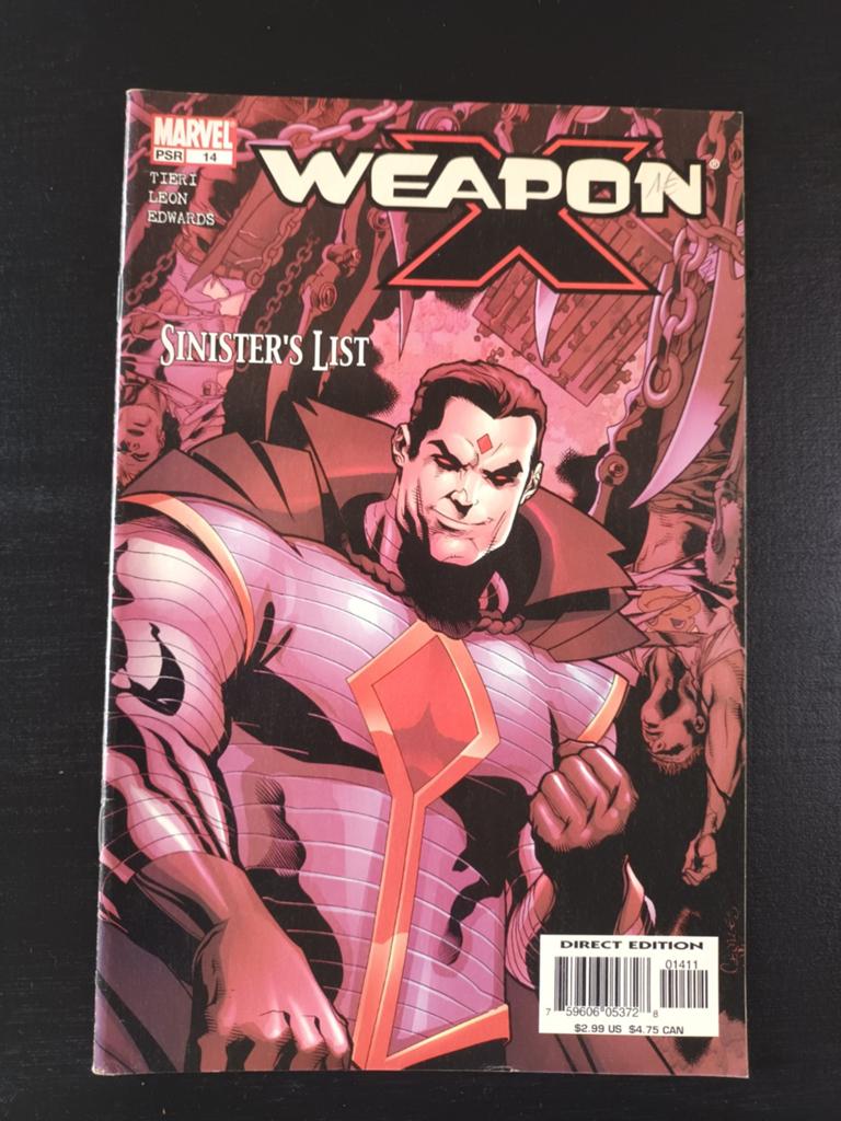 Weapon X Marvel comic, Boeken, Ophalen of Verzenden