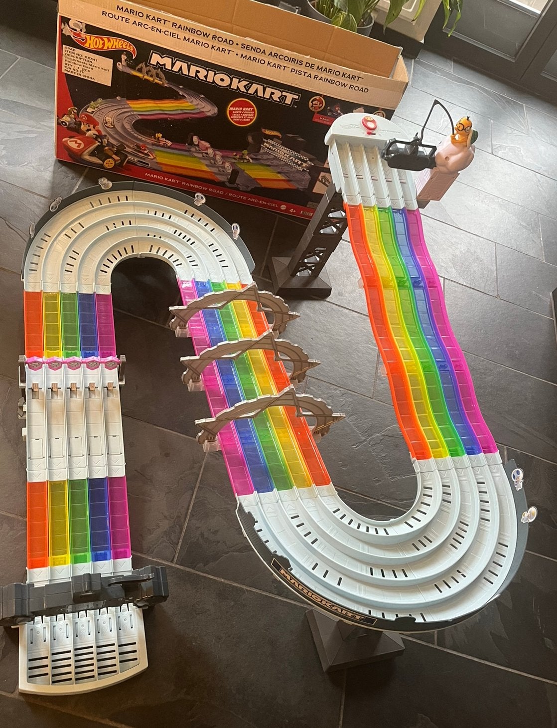 Hotweels Mariokart, Ophalen, Zo goed als nieuw, Racebaan, Hot Wheels
