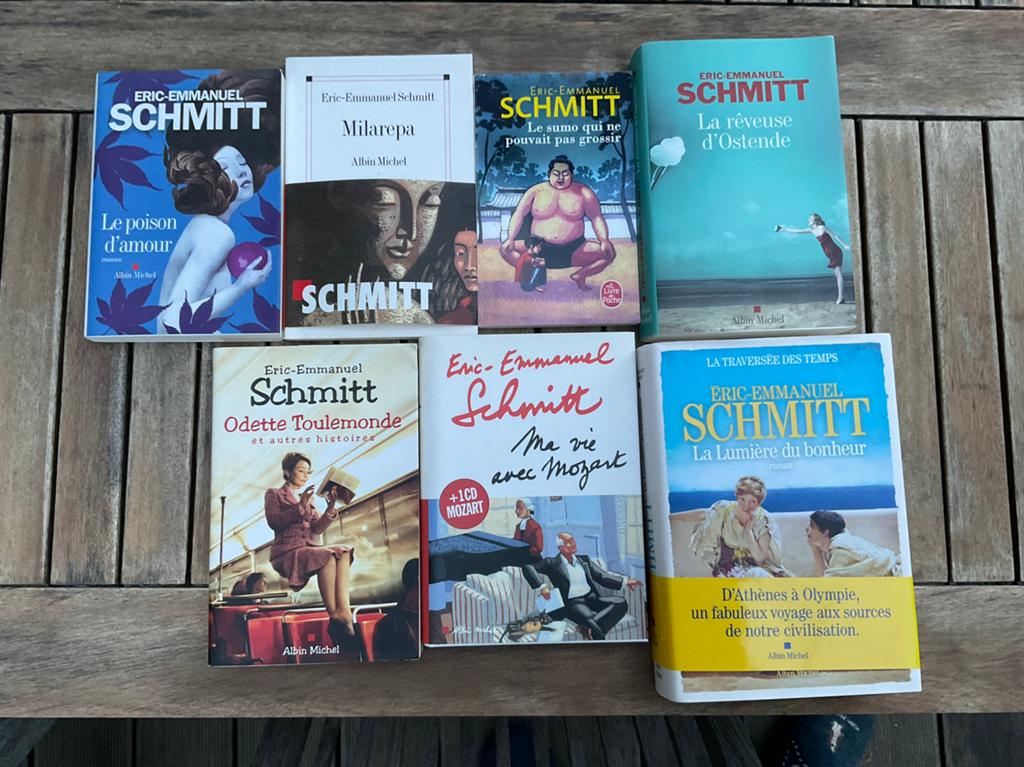 7 livres de Eric-Emmanuel Schmitt en lot, Livres, Enlèvement, Comme neuf