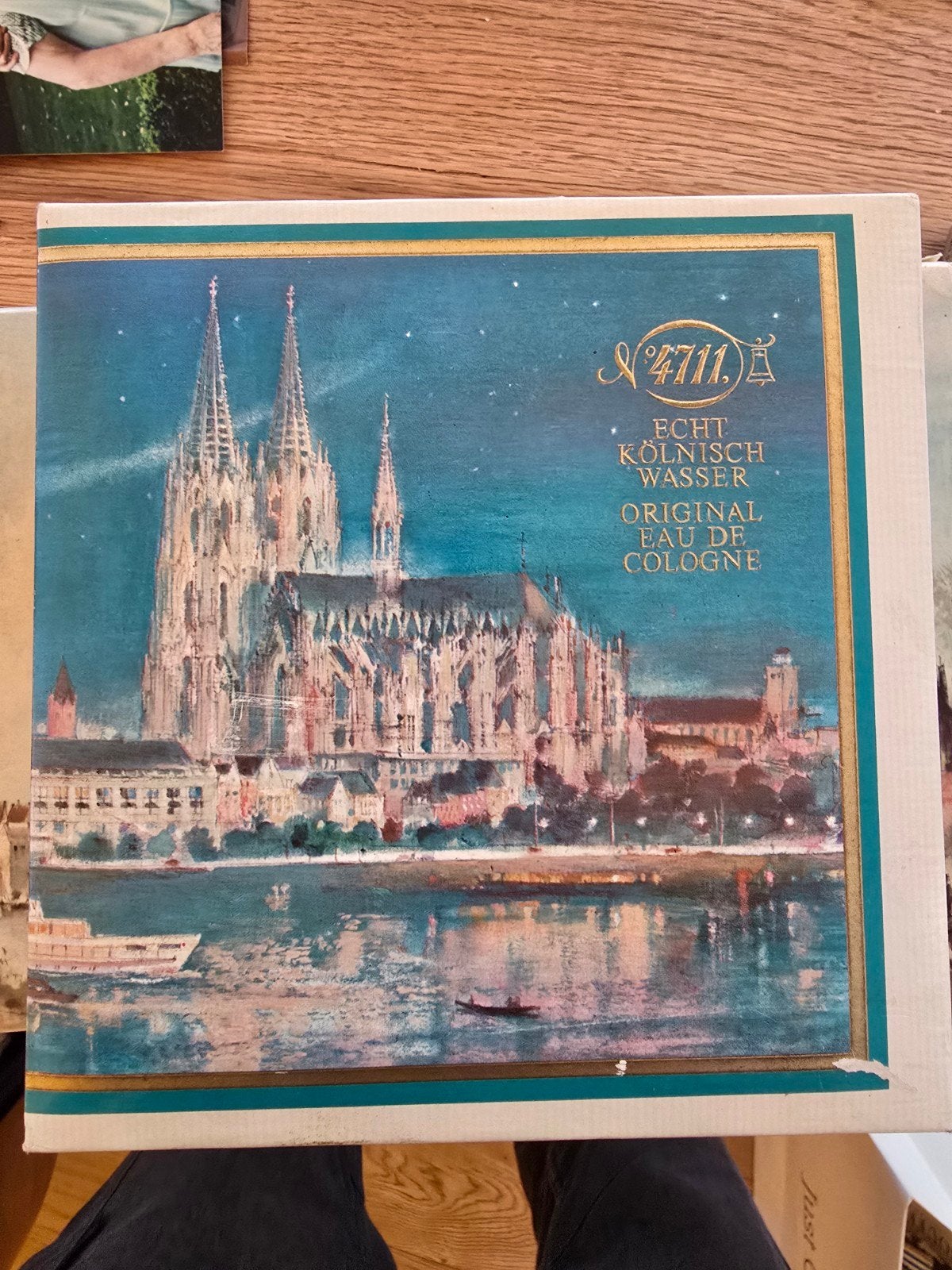 Set eau de Cologne 4711 vintage bien complet inutilisé, Verzamelen, Ophalen of Verzenden, Zo goed als nieuw, Parfumfles, Gevuld