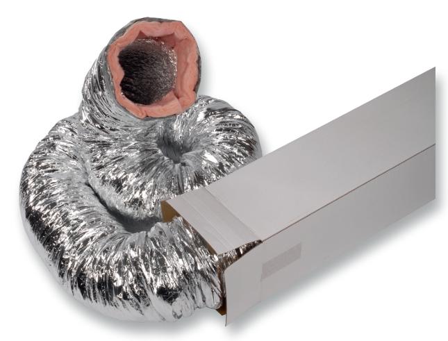 8m flexibele ventilatiebuis 160mm geïsoleerd, Ophalen, Nieuw