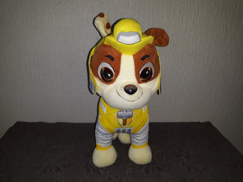 Rubble knuffel, Paw Patrol, Ophalen of Verzenden, Zo goed als nieuw, Hond