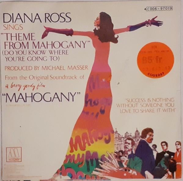 Diana Ross ‎– Theme From "Mahogany" (Do You Know Where You'r, CD & DVD, Vinyles Singles, Enlèvement ou Envoi, Single, Comme neuf