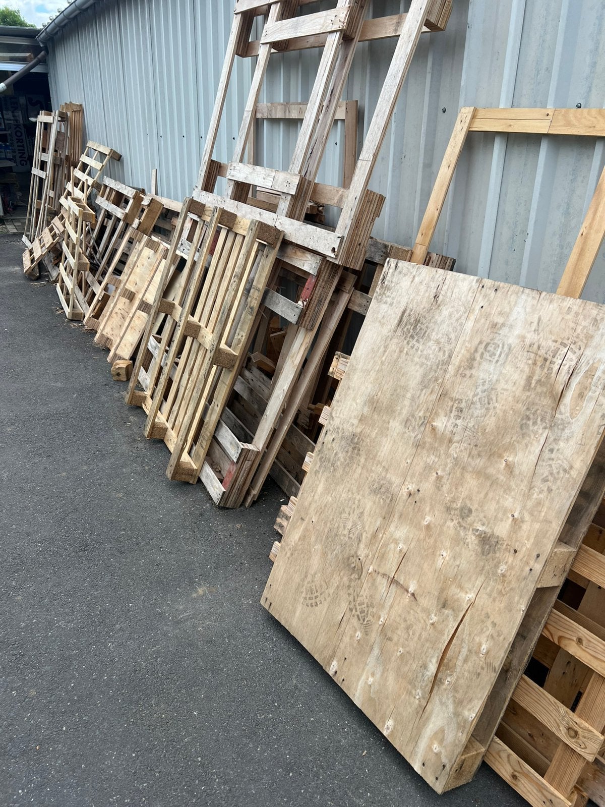 Gratis palletten, Doe-het-zelf en Bouw, Ophalen, Gebruikt, Overige houtsoorten, Pallet