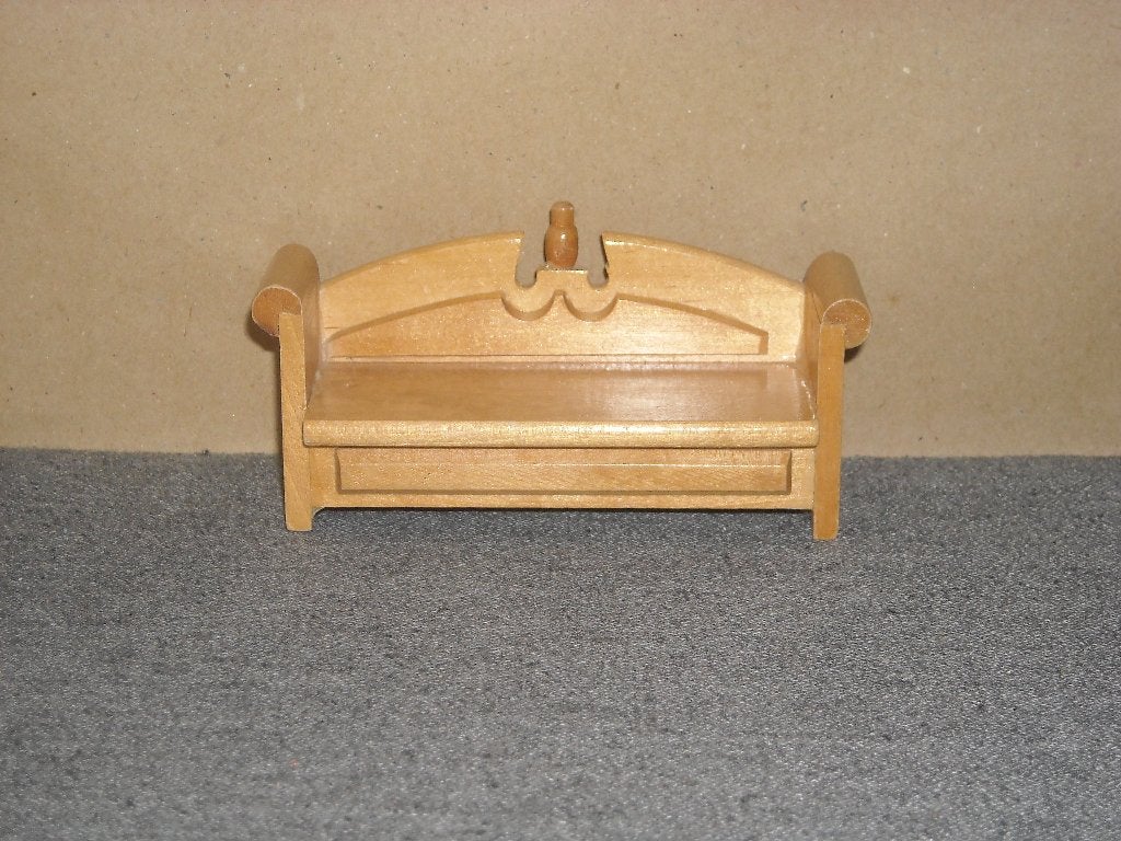 Lundby houten bank, Verzamelen, Ophalen of Verzenden, Gebruikt