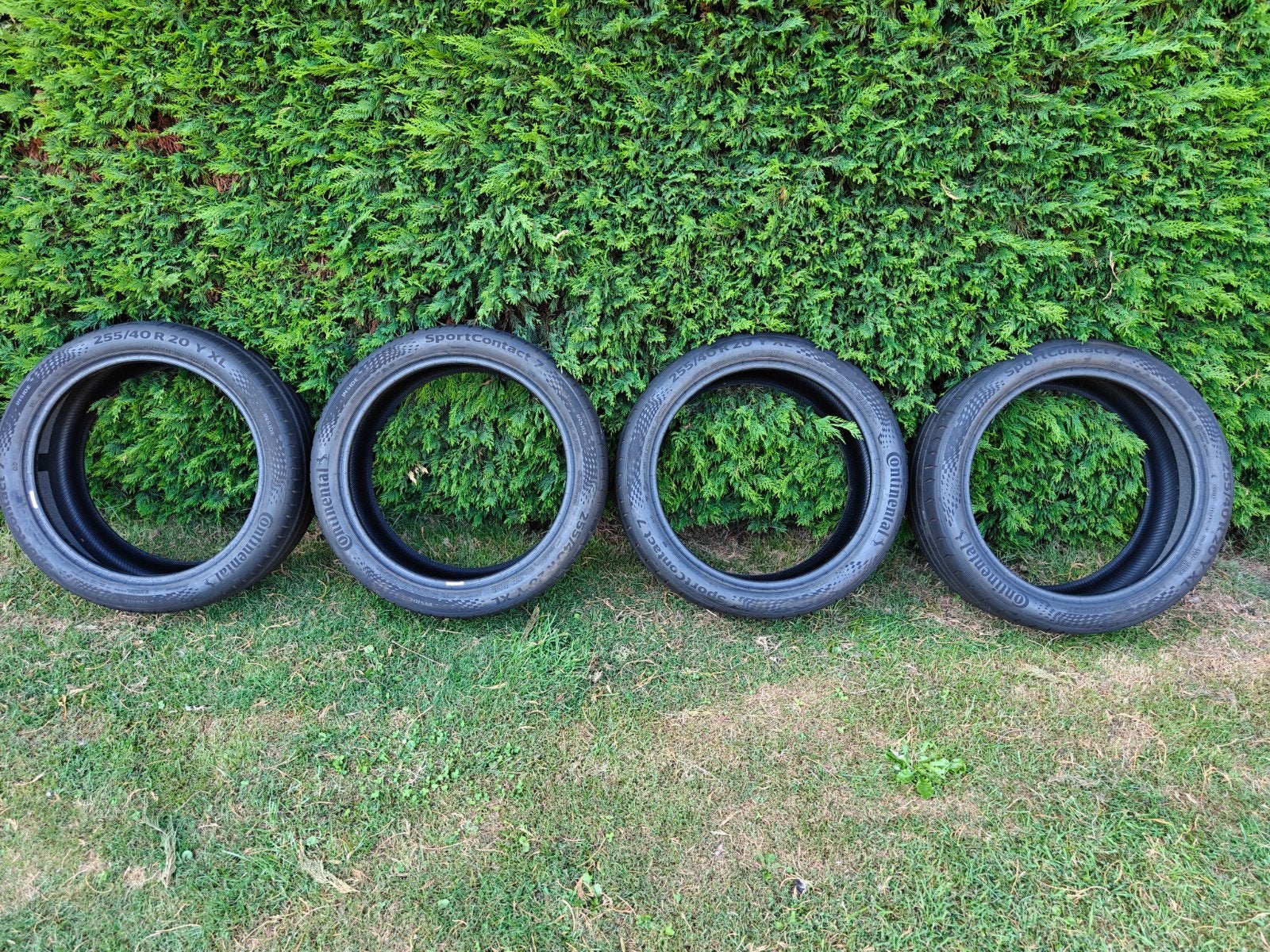 Te koop: 4x Continental SportContact 7 255/40 R20 101Y XL, Ophalen, Gebruikt, 255 mm, Band(en)