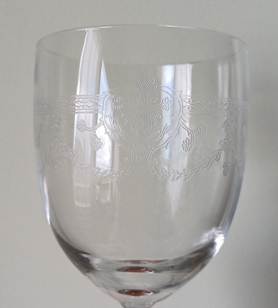 Verres en cristal 34 pièces, Enlèvement