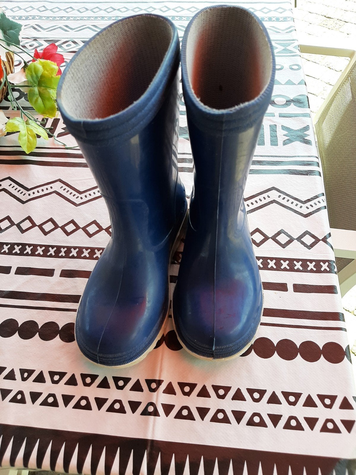 Regenlaarsjes maat 26, Ophalen