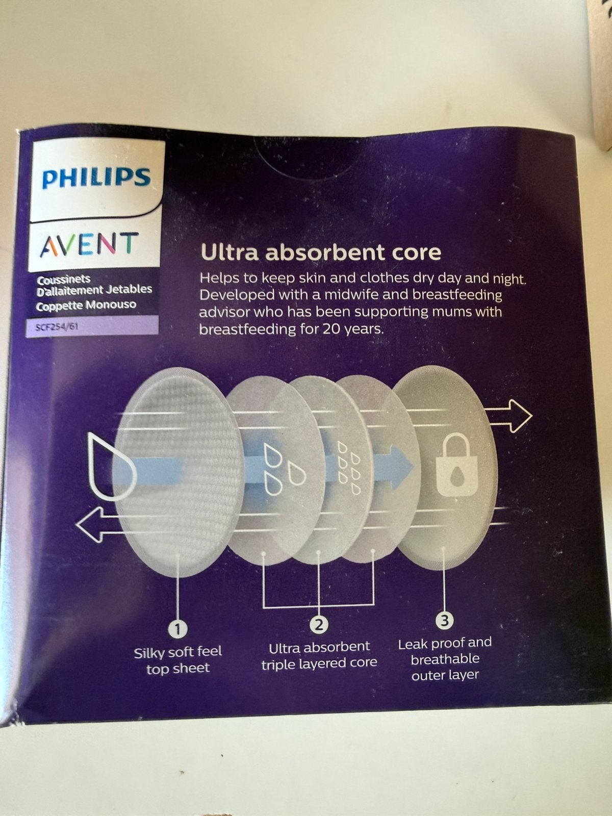 Philips Avent wegwerpzoogcompressen (model SCF254/61), Ophalen, Nieuw, Philips Avent