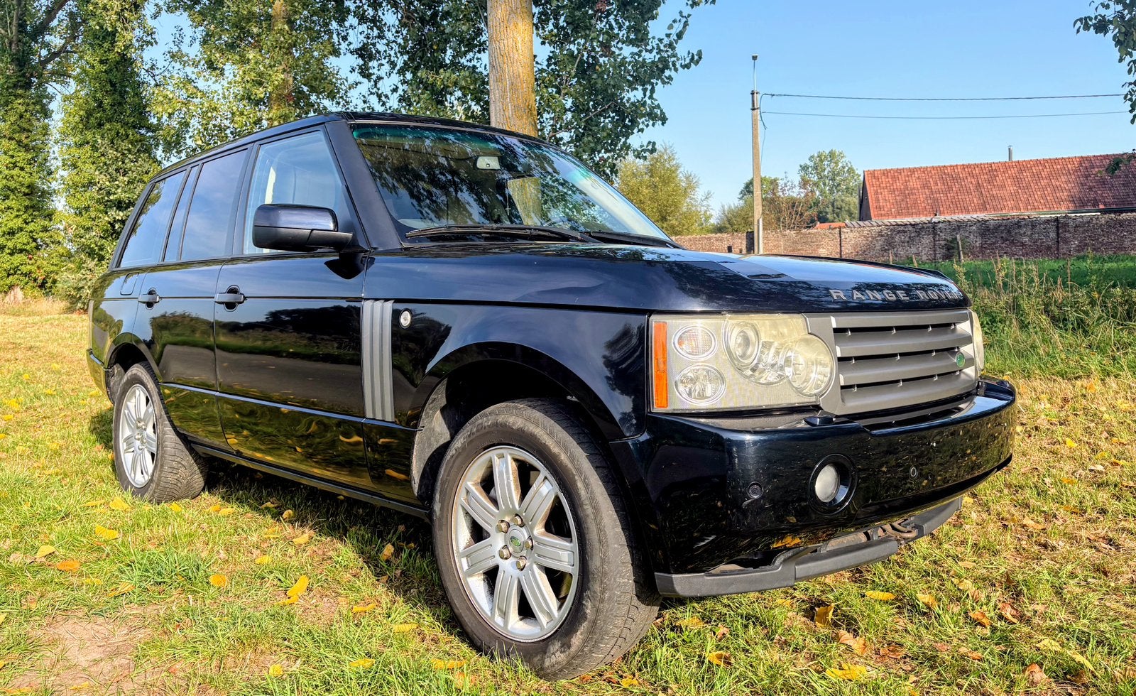 Range rover vogue lichte vracht, Auto's, Automaat, 4 deurs, Blauw, Leder