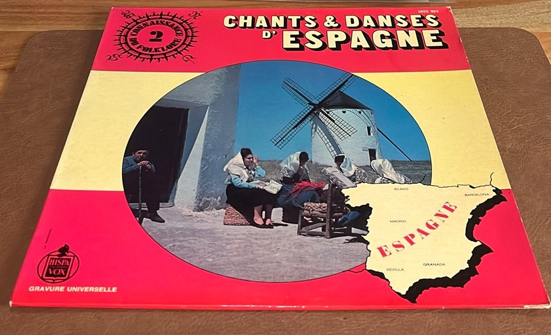 Chants & Danses d’Espagne - vinyl LP - FR, Cd's en Dvd's, Vinyl | Wereldmuziek, Ophalen of Verzenden, Gebruikt