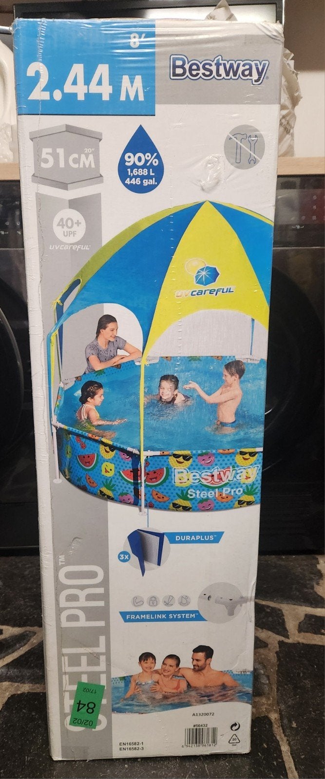 piscine Bestway Steel Pro, Jardin & Terrasse, Enlèvement