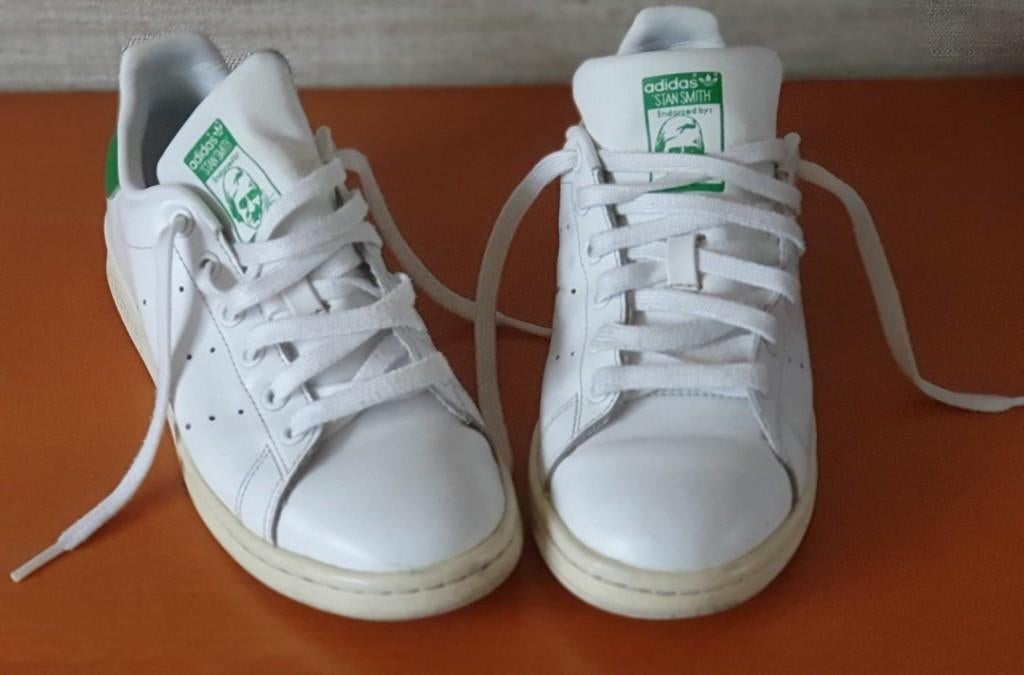 Adidas Stan Smith – maat 37 – wit/groen – heel goede staat, Adidas, Wit, Ophalen of Verzenden, Sneakers