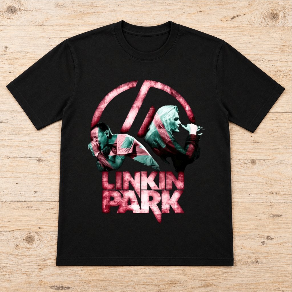 Linkin Park T-shirt „Two Voices, One Legacy” - Roze, Verzenden, Nieuw, Overige maten, GILDAN