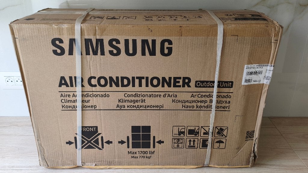 Samsung AR09TXFCAWKXEU Buitenunit R32 (voor onderdelen), Ophalen of Verzenden, Niet werkend, Koelen en Ontvochtigen, Afstandsbediening