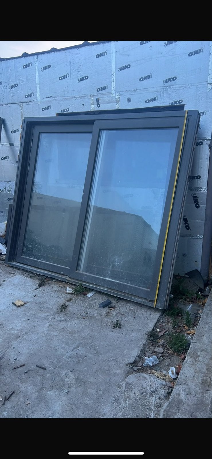 Baie vitrée, Doe-het-zelf en Bouw, Glas en Ramen, Zo goed als nieuw, Dubbelglas, Ophalen